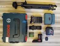 Laser Bosch GLL 3-80CG+statyw W540+tyczka rozporowa 3,2mb