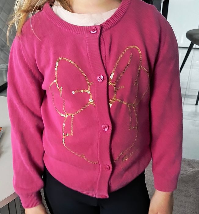 Sweterek 104 cekinowa myszka Minnie c&a