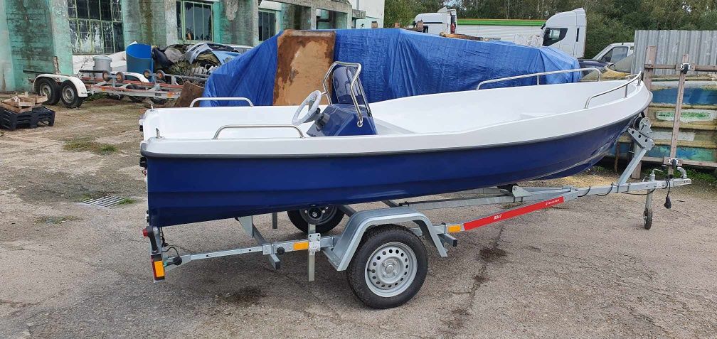 Sprzedam łódź wiosłowo- motorową ROXA 430 z konsolą