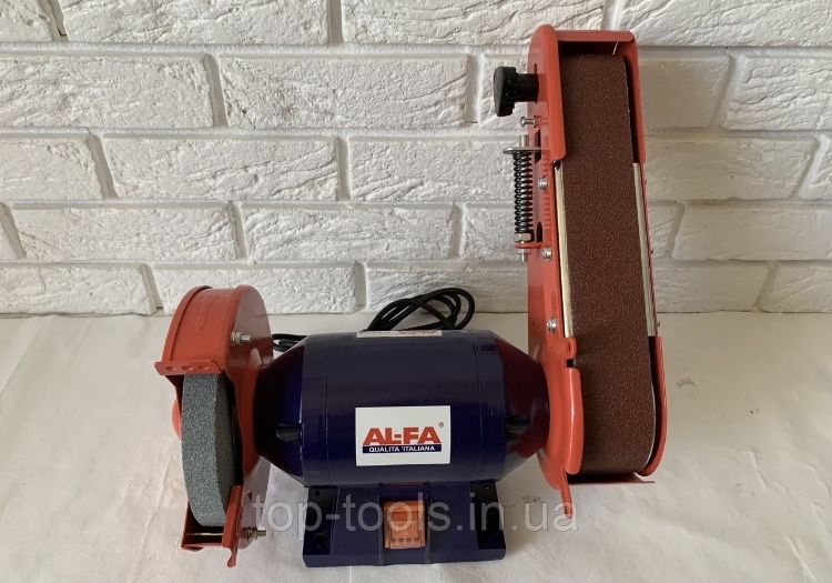 Точило дисково-ленточное AL-FA ALBG18B Наждак Нождак 1.8квт Италия 2в1