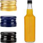 Butelki monopolowe szklane 500ml na WÓDKĘ ALKOHOL WESELE + ZAKRĘTKI