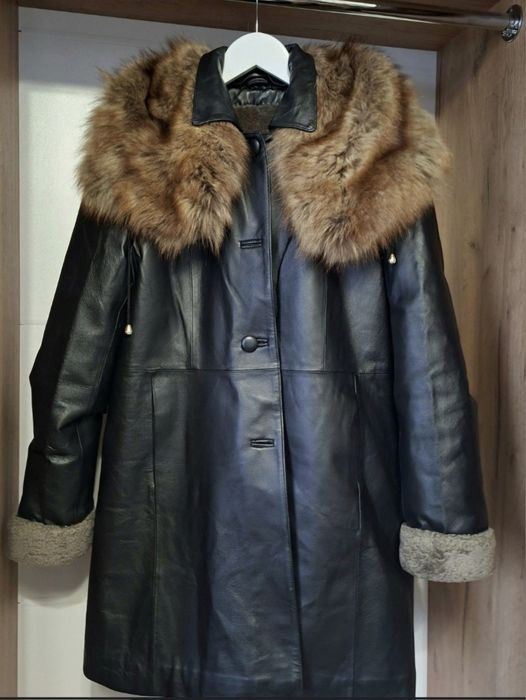 Crame дублянка,пальто оригінал Італія