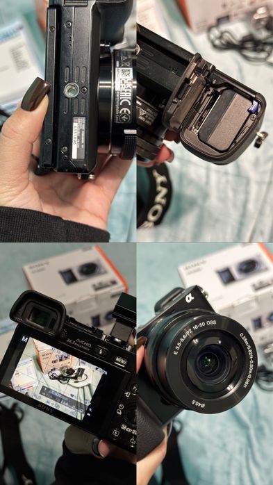 фотоапарат Sony Alpha 6000 з об'єктивом E PZ 16-50mm F3.5-5.6 OSS