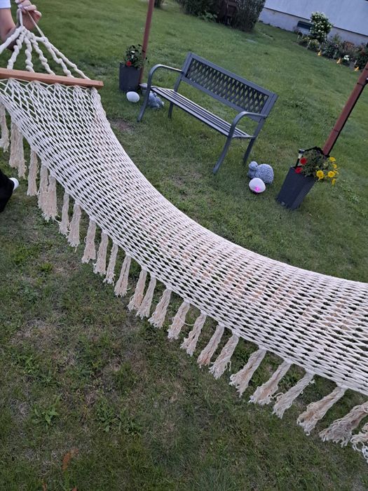 Hamak boho nowy wygodny