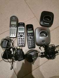 Stare telefony, router + zasilacze