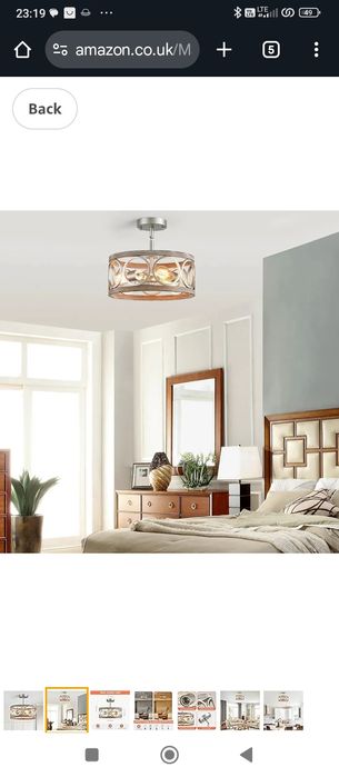 Majhoiw Nowoczesna lampa wisząca z 3 światłami, żyrandol w stylu vinta