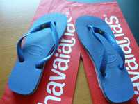 Chinelos "havaianas" Originais - Cor azul - Novos «Nunca usados»