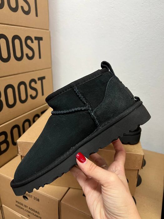 Уггі Чоловічі UGG Ultra Mini Black (Замша) Size 42 БЕЗ ПРЕДОПЛАТИ