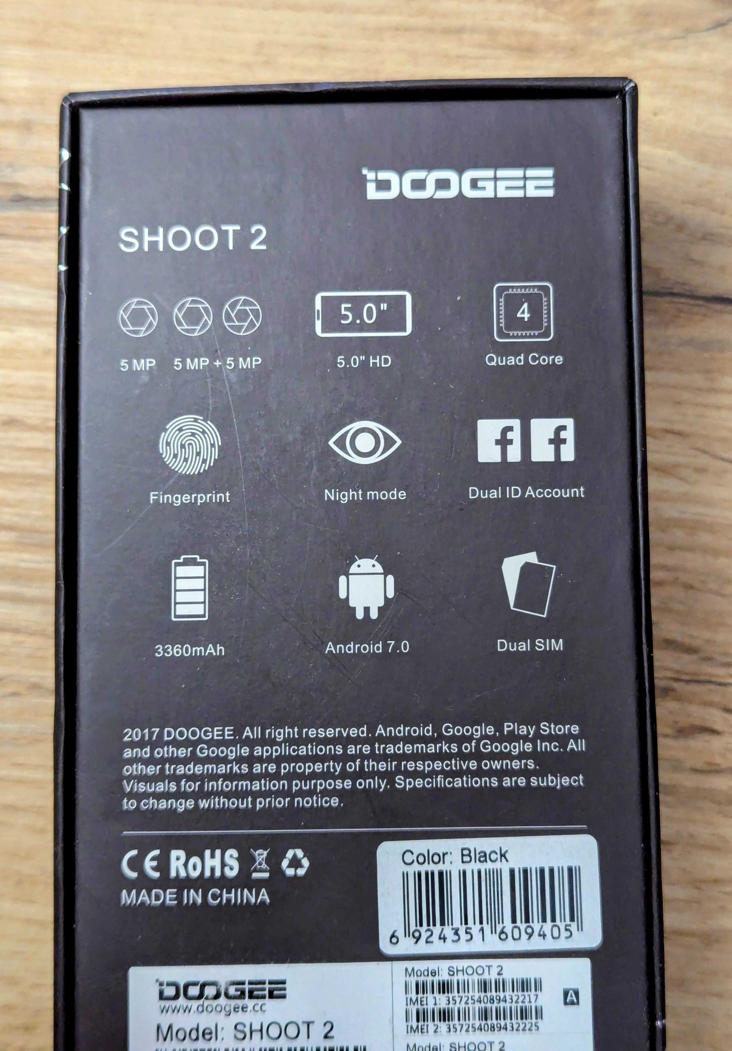 Doogee Shoot 2 Black