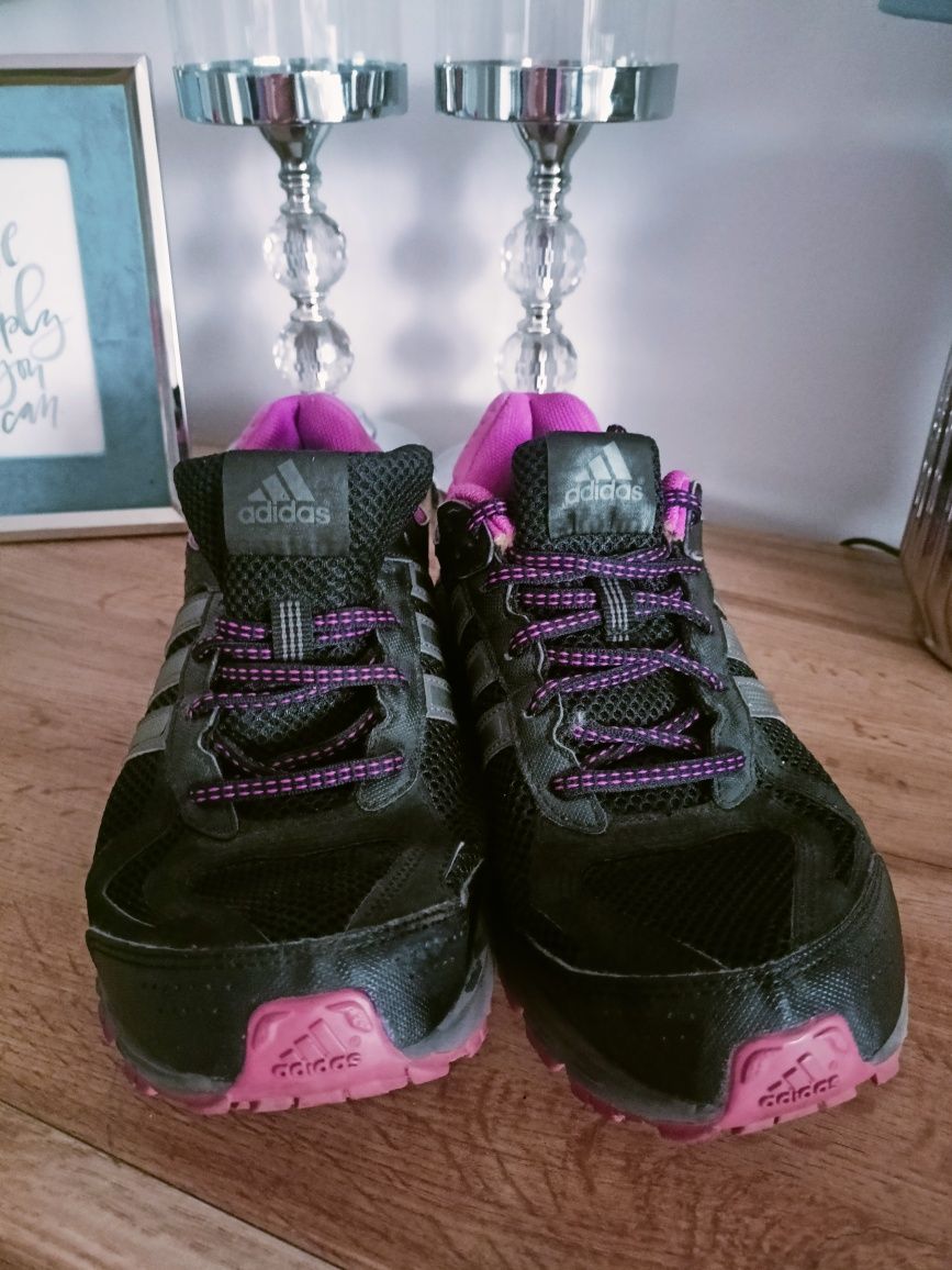 Buty adidas duramo 5  czarne różowe 40 i 2/3
