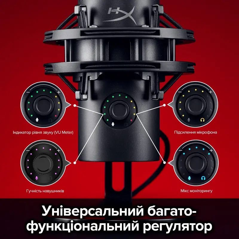 Микрофон HyperX QuadCast 2 S Black