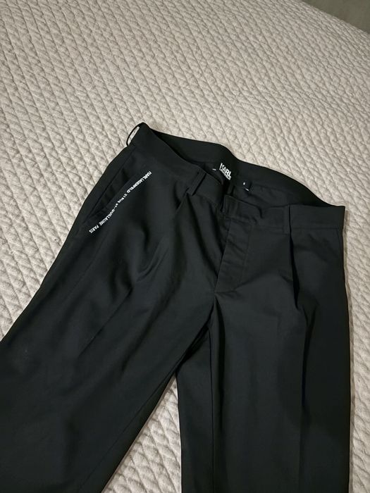 Чоловічі чорні брюки Karl Lagerfeld розмір S