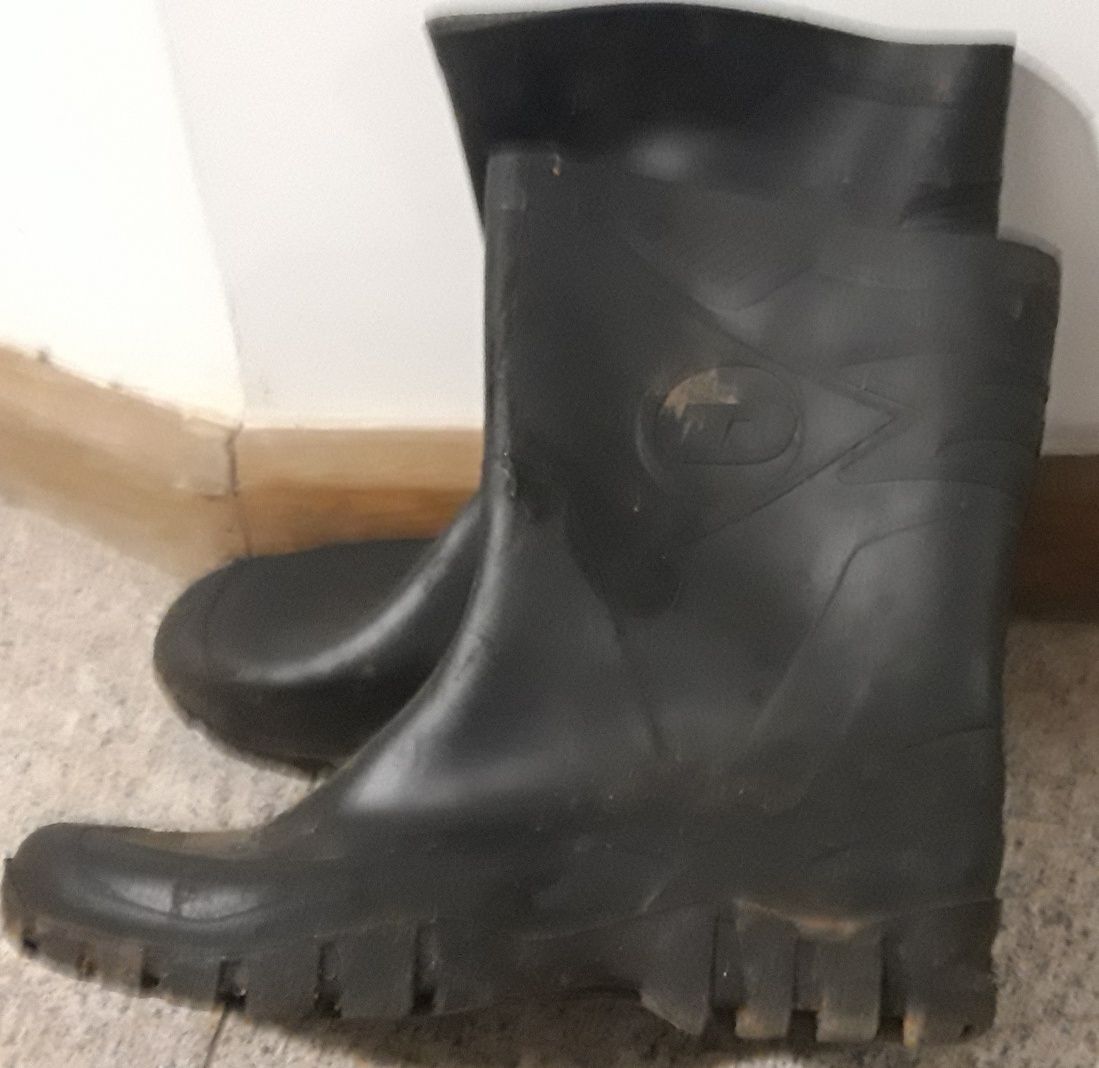 Botas de trabalho, borracha, tamanho 43/44