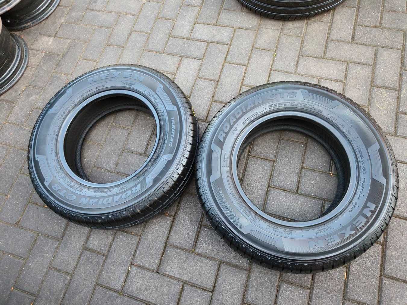 185 R14C 102/100T NEXEN 9mm 2017r Letnie jak NOWE Opony BUS 2szt
