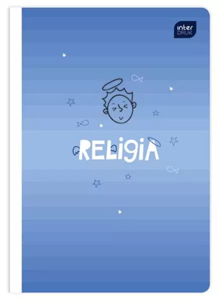 Zeszyt A5, 60 kartek w kratkę. Religia. Interdruk