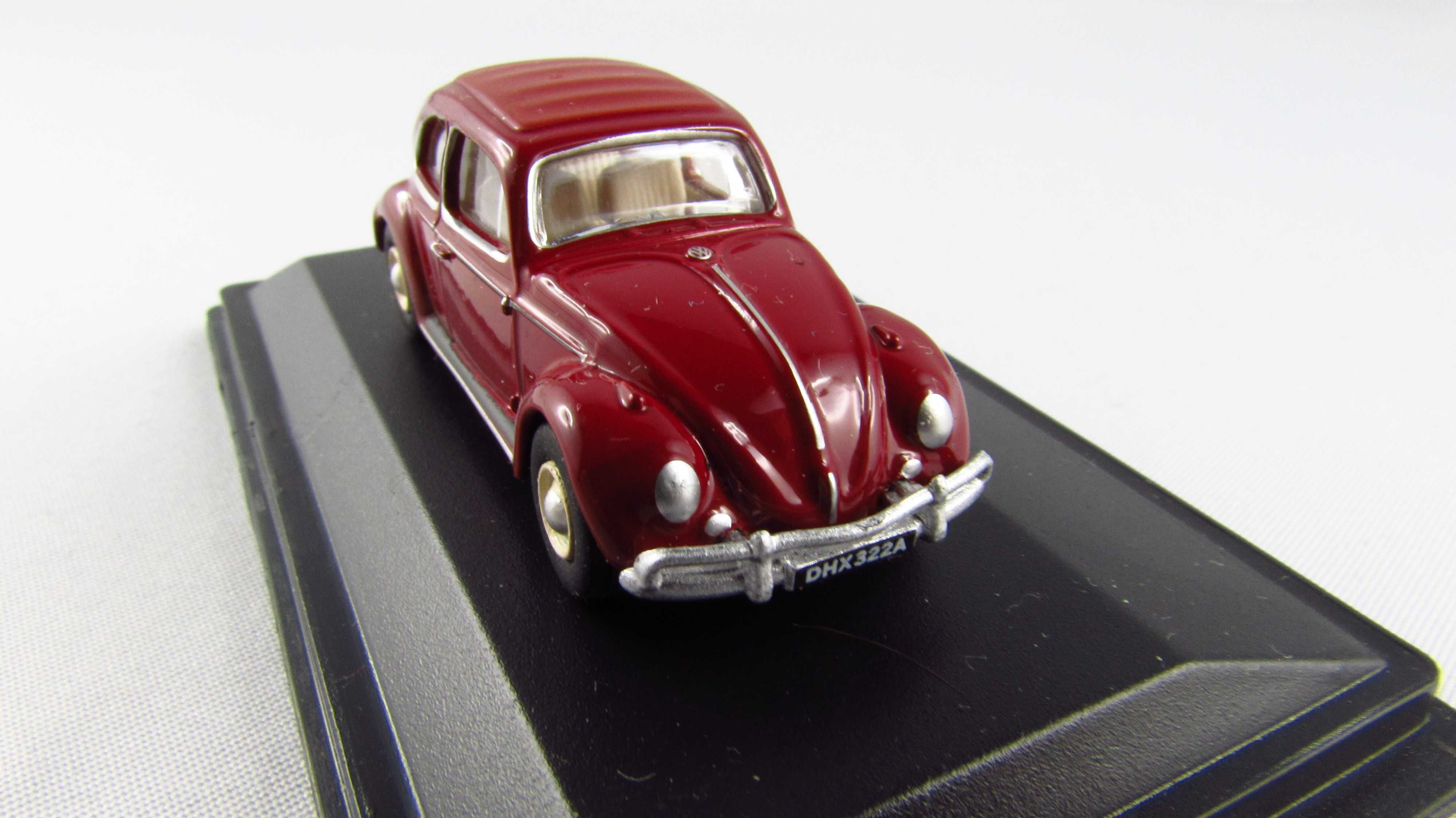 OXFORD DIECAST - Ruby Red VW Beetle Garbus Model Samochód 1:43