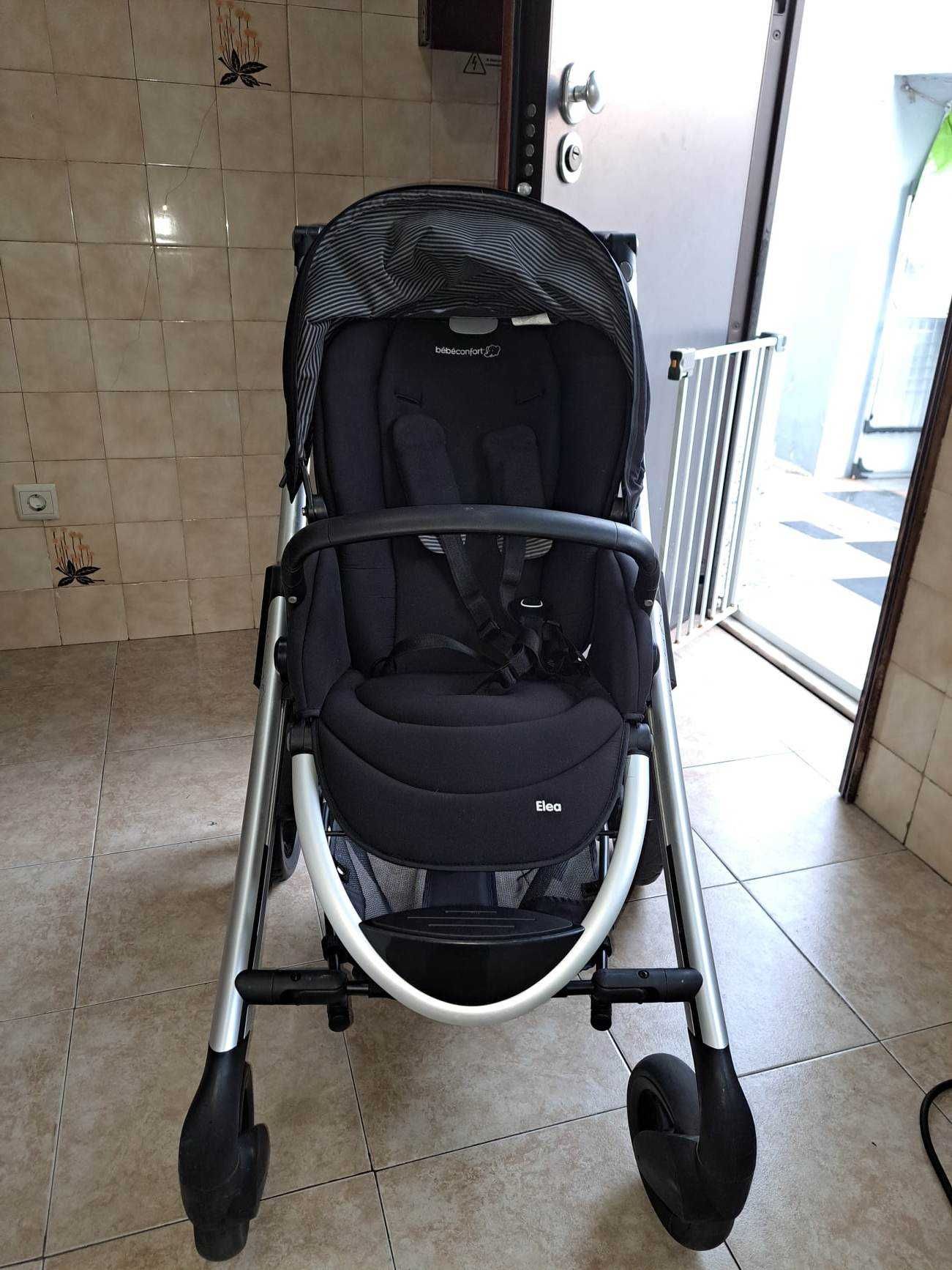 Cadeira de Passeio Ellea + Babycoque da rock Bebeconfort/maxi cosi