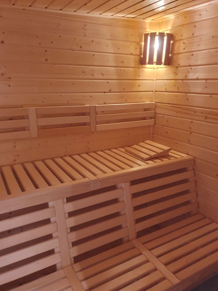 Sauna sucha Fińska z przedsionkiem, montaż i transport