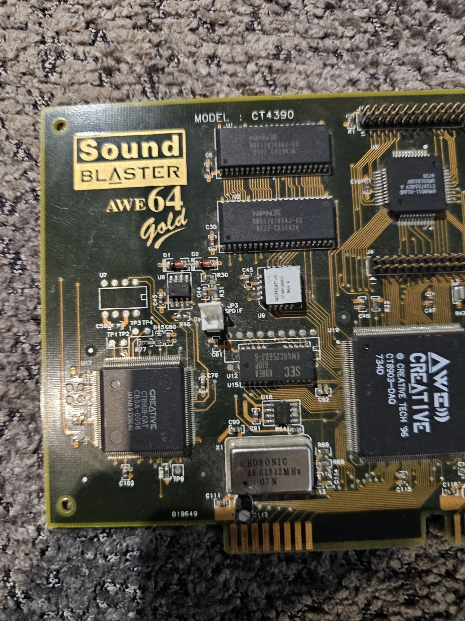 Sound Blaster AWE 64 Gold retro