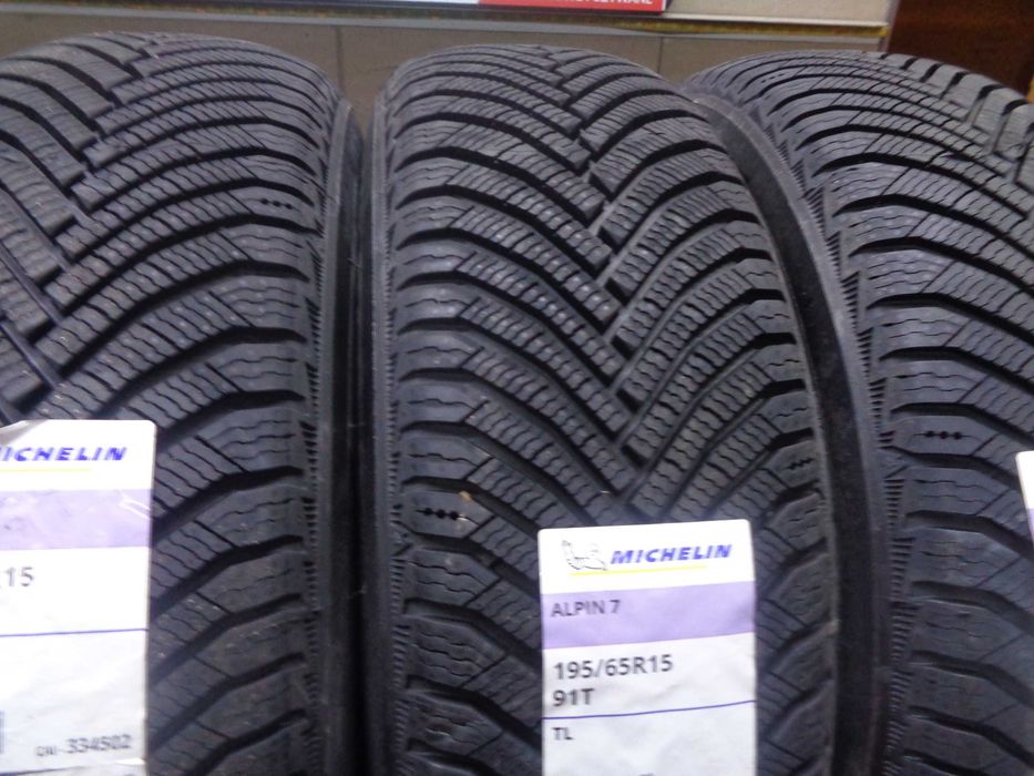 195/65R15 MICHELIN Alpin 7 , Nowe Opony Zimowe , kl. PREMIUM