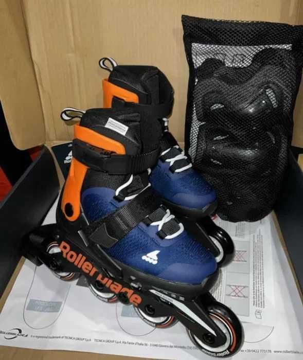 Роликовые коньки +защита Rollerblade Microblade Combo 2025 на мальчика