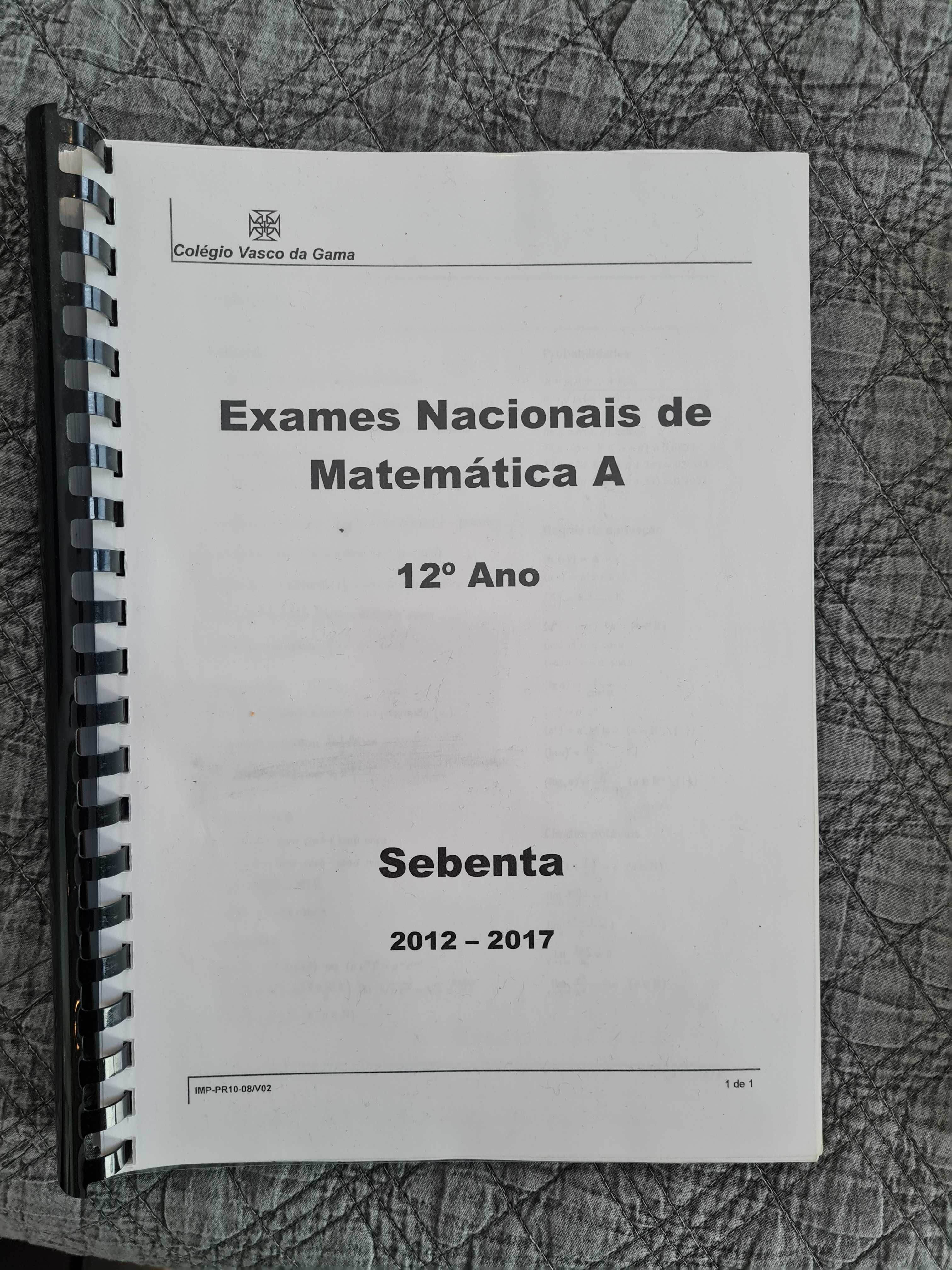 Preparação Exame Matemática 12°Ano