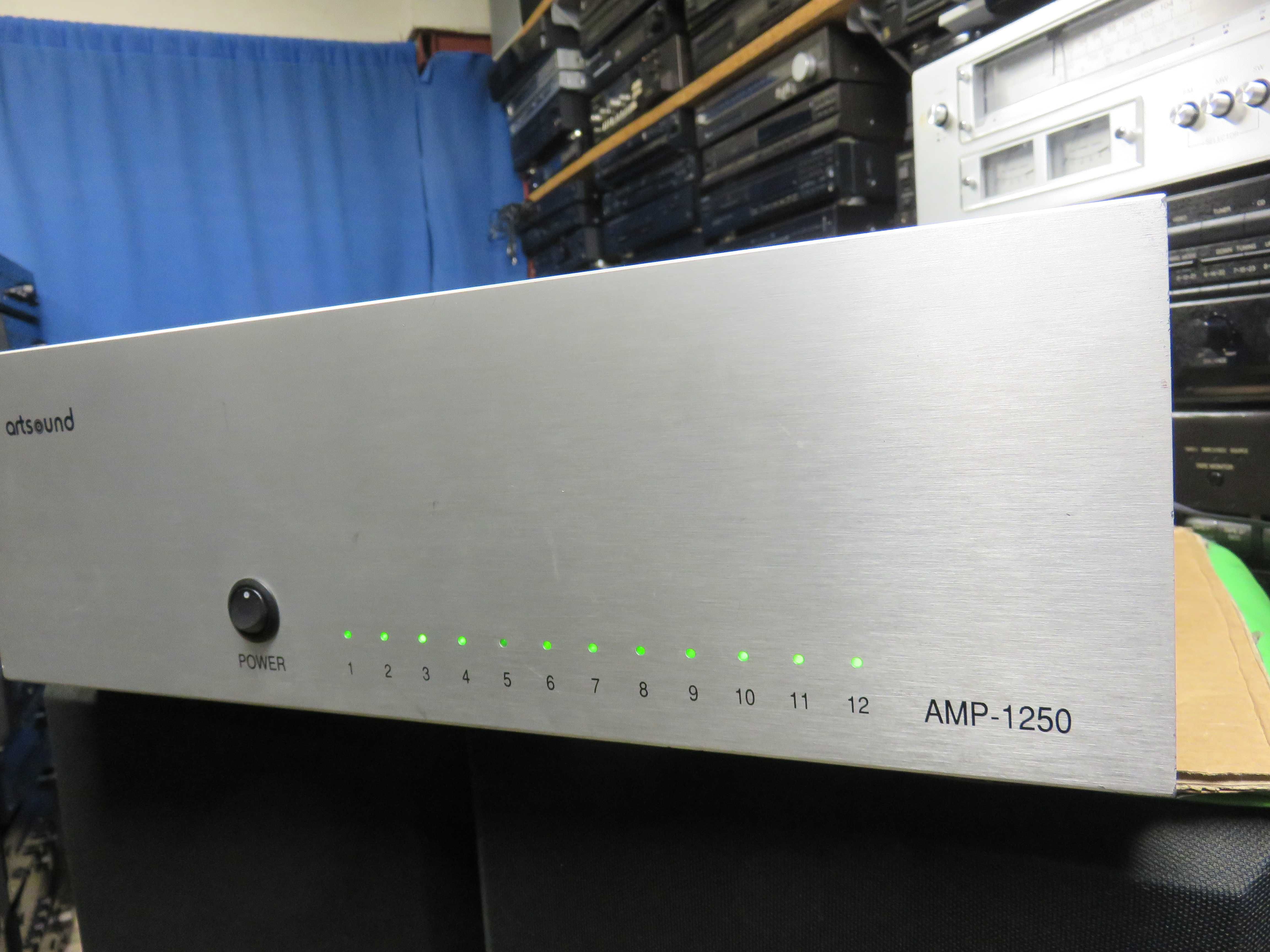 Końcówka mocy wielokanałowa Artsound AMP-1250 6x100watt
