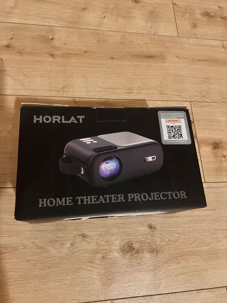 HORLAT Mini projektor Bluetooth 5G, WiFi, 9000 l HD 1080P