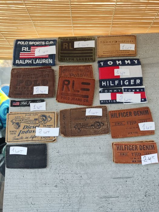 Пуговицы Бирки на джинсы. разные