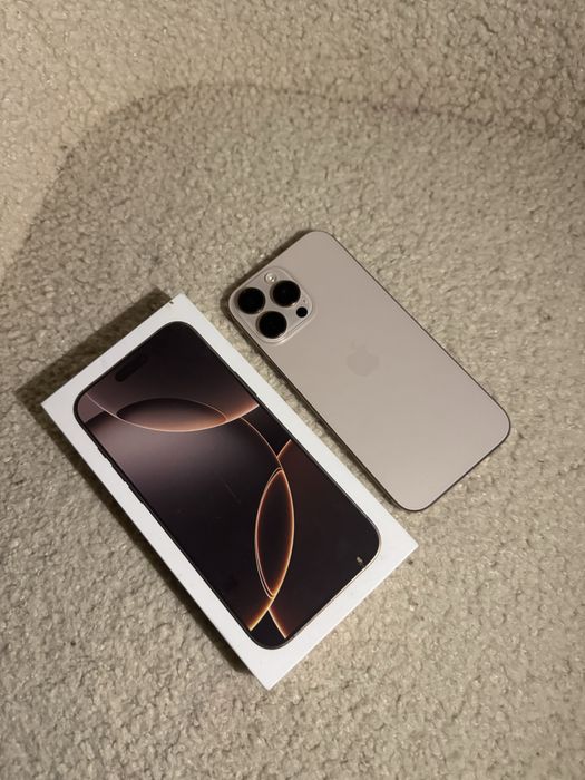 Продам iphone 16 pro max  Gold 256g
