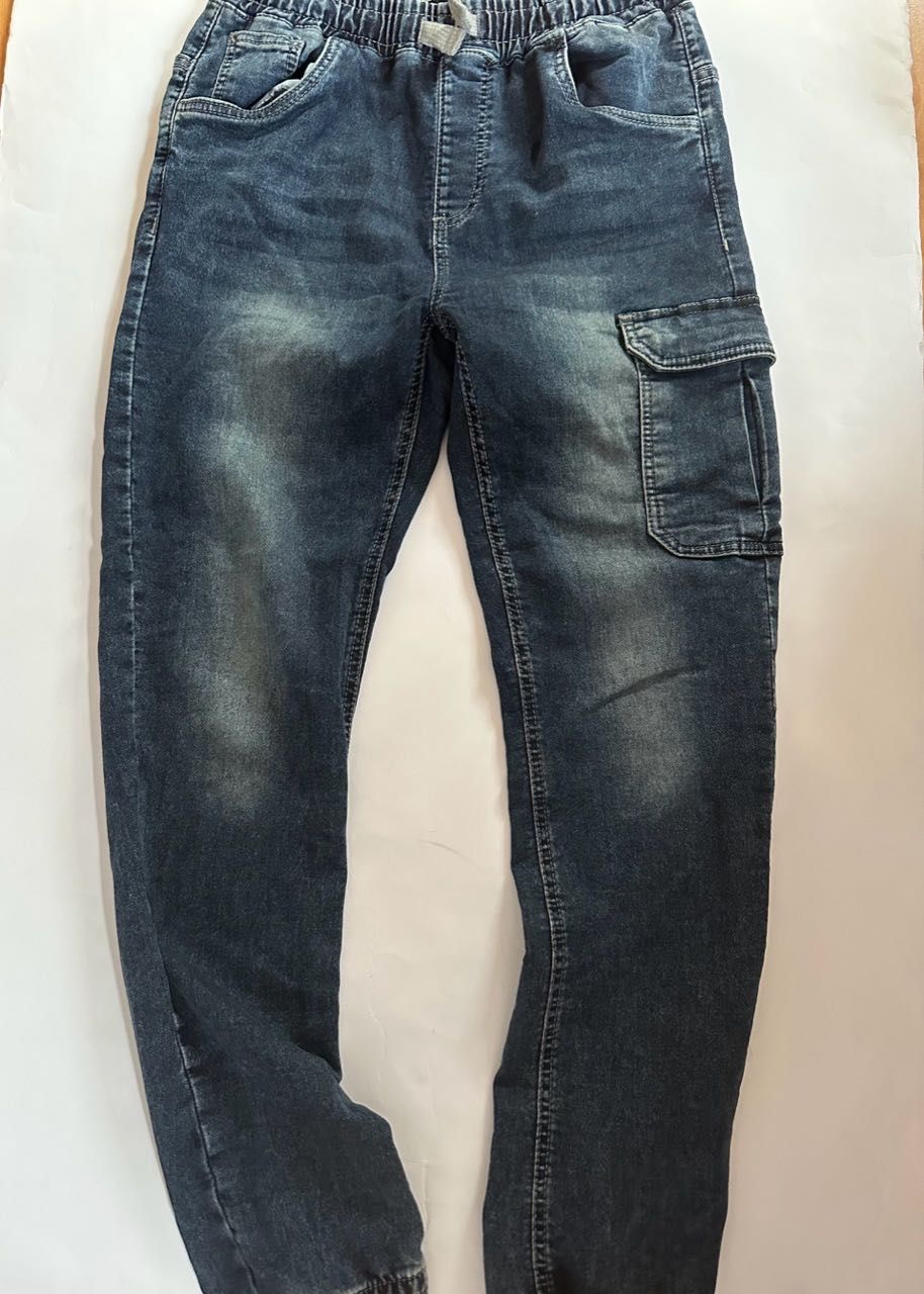 Reserved jeansy joggery chłopięce b. miękki jeans 164 jak nowe