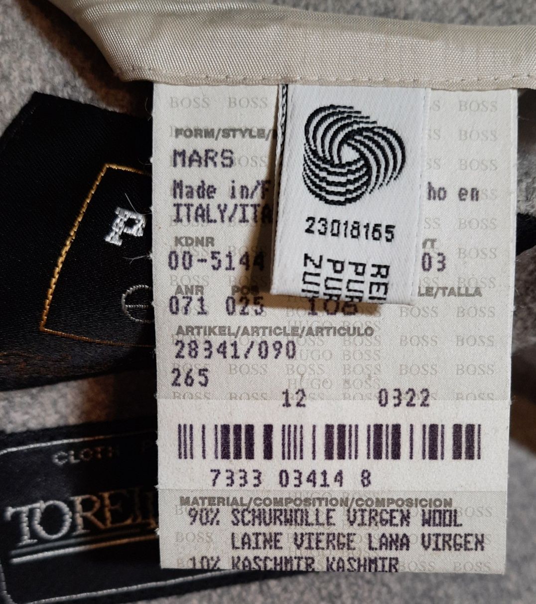 Marynarka Hugo Boss XL Szara