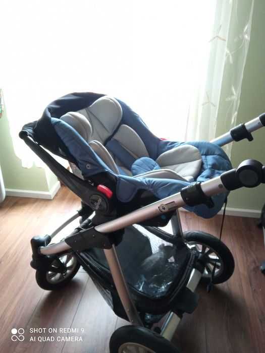 Wózek dziecięcy (3w1) Baby Design (gondola/spacerówka/nosidełko)