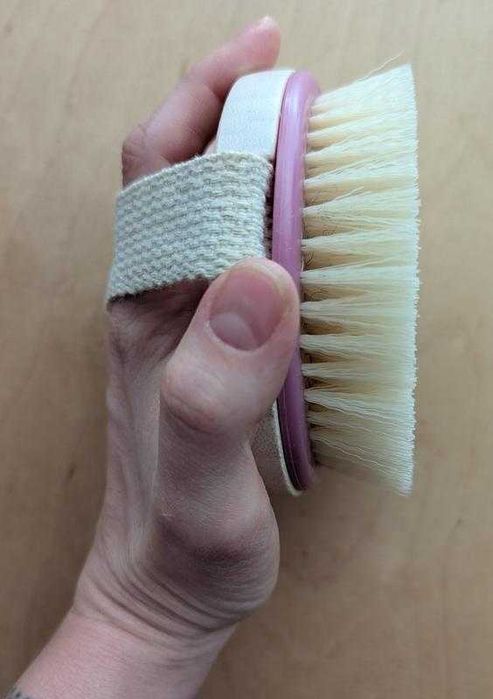 Щітка для сухого массажу, щітка, лимфодренаж, щетка