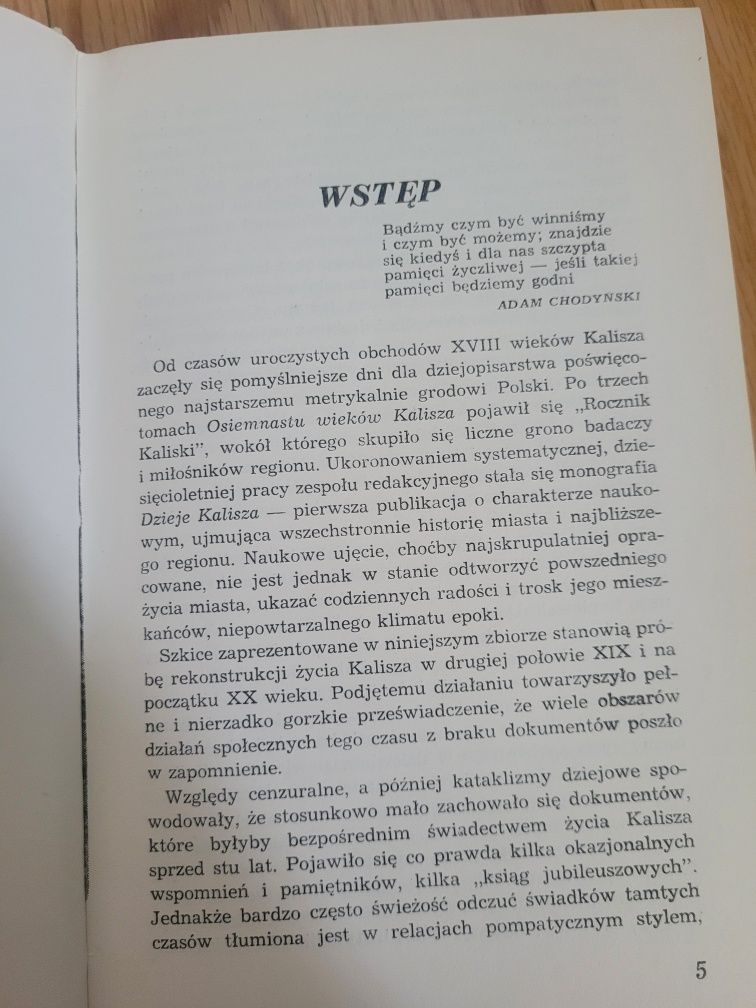 W dawnym Kaliszu - książka o historii Kalisza i życiu w nim