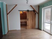Blat Dębowy Drzwi Przesuwne Industrialne Loft Lite Drewno Dąb