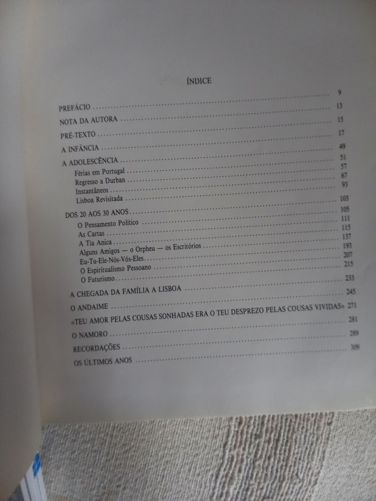 Livro Fernando Pessoa na Intimidade por Isabel Murteira França