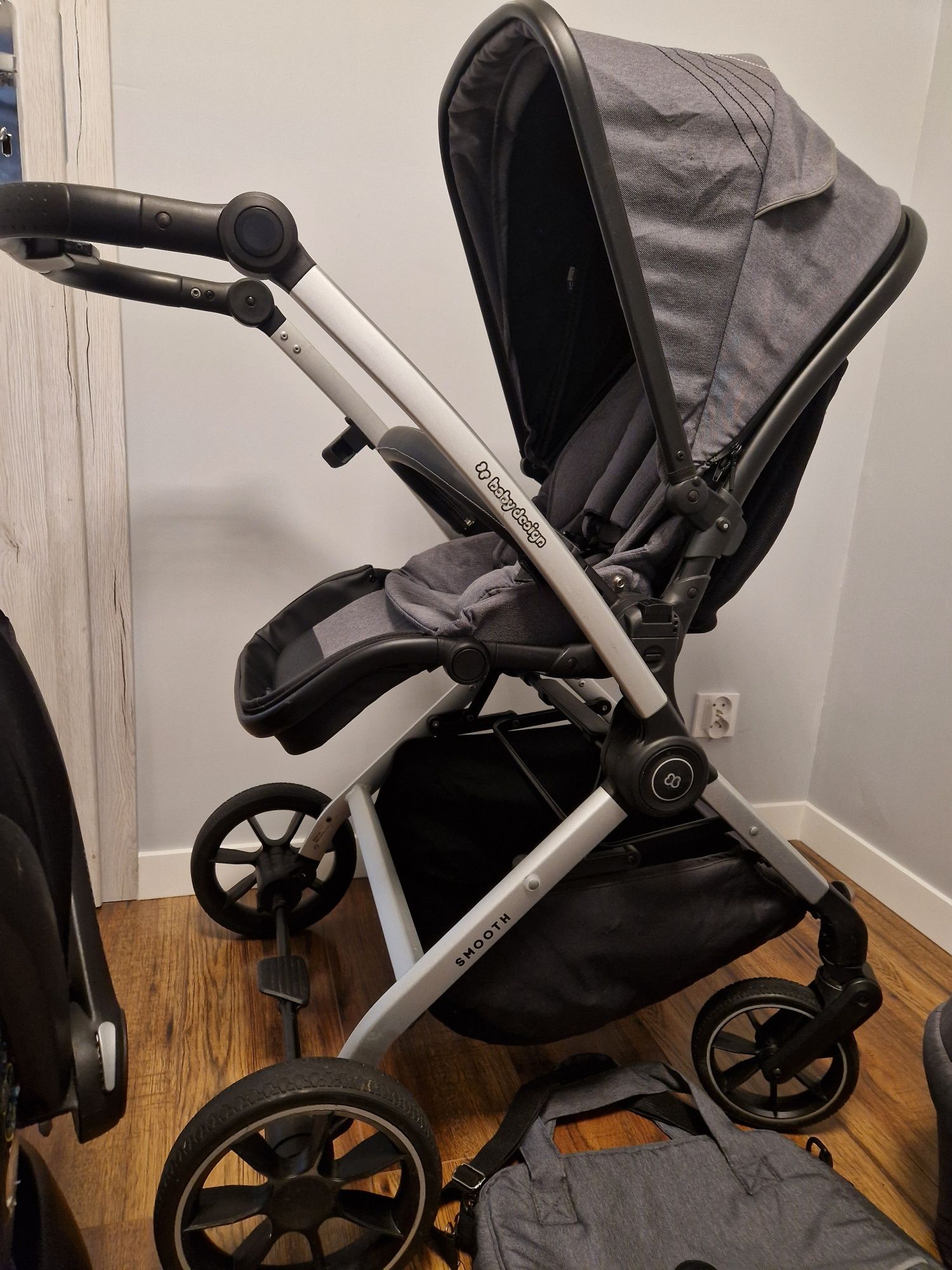 Wózek Baby Design 3w1,4w1 i zestaw Maxi Cosi, zadbany