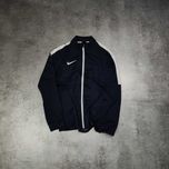 MĘSKA Bluza Sportowa Lampas Dri-Fit Nike Granatowa Rozpinana Logo Haft