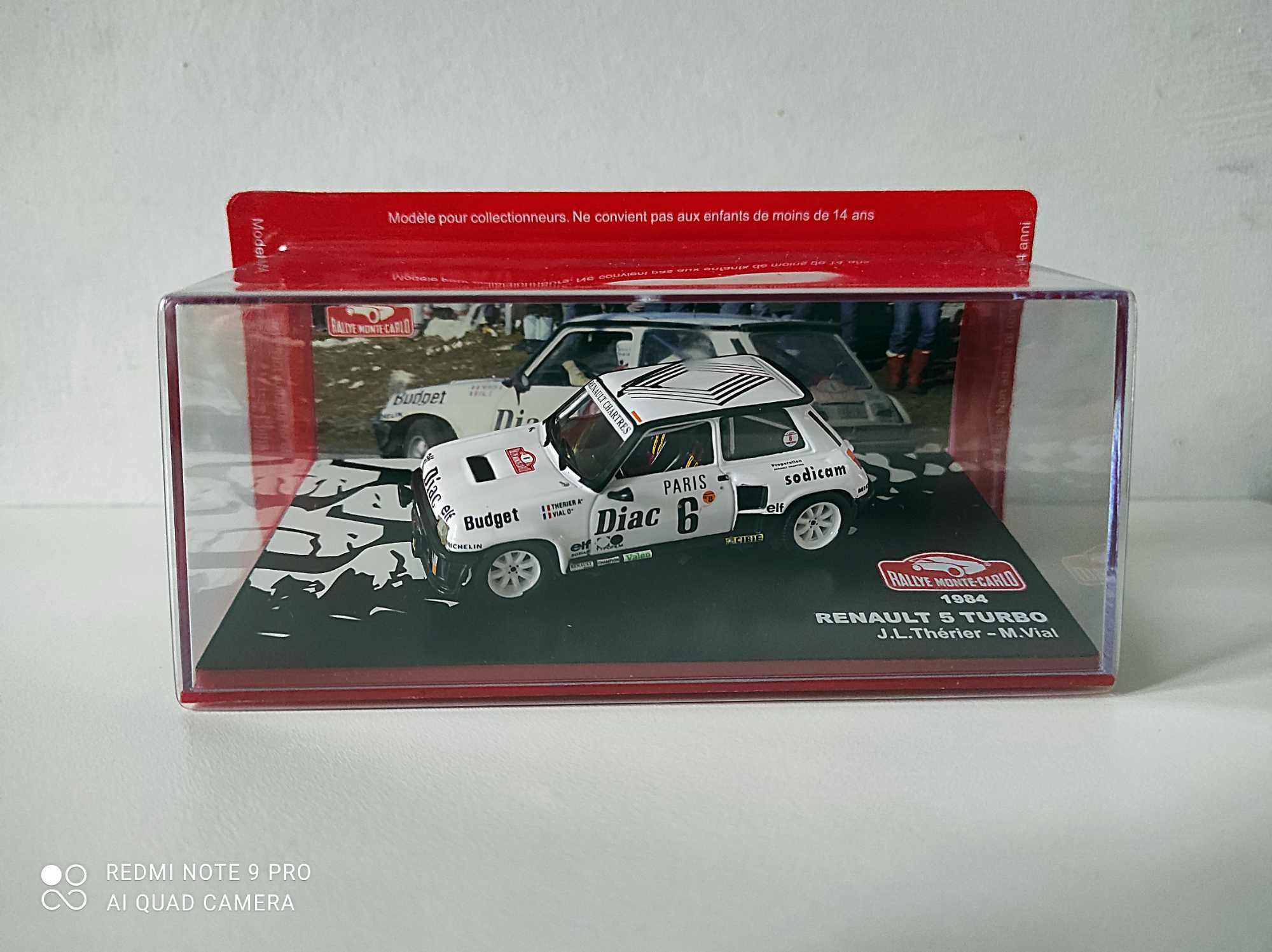 Renault 5 Turbo Rally Monte Carlo 1984 J.L Therier- M.Vial 1:43