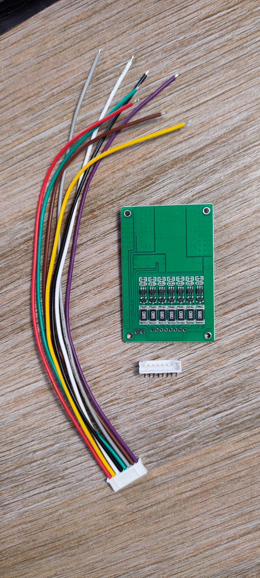 Плата бмс Bms 7s 15a li ion с балансировкой для литий ионовых батарей