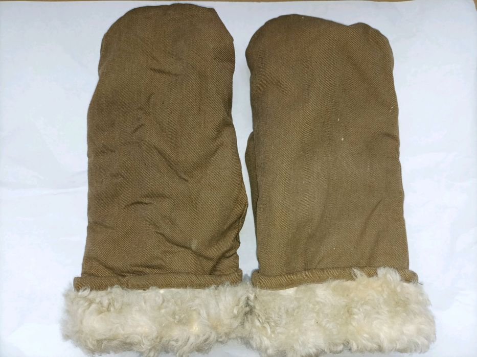 Варежки овчинные