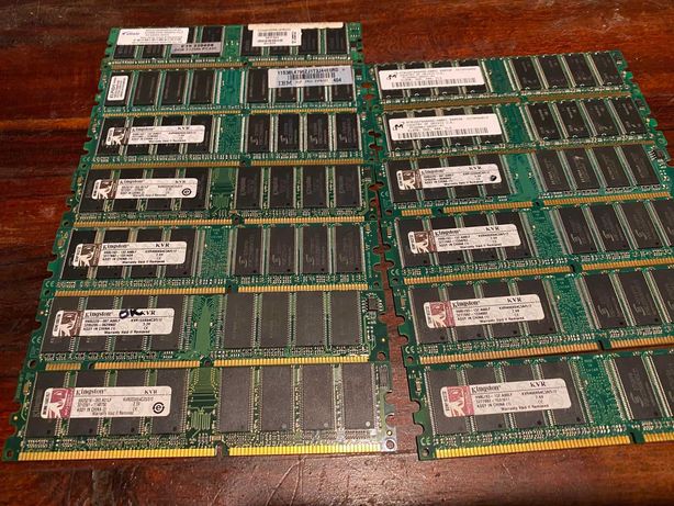 memórias DIM 3200 DDR 400 DE 512 MB