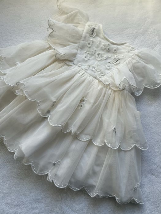 Zestaw na chrzciny dla dziewczynki 74