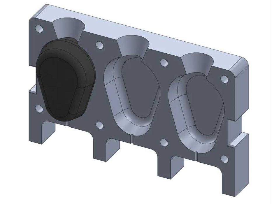 formy do betonowych ciężarków karpiowych