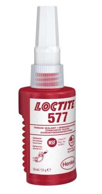 Loctite 577 uszczelniacz do gwintów rur  50 ml żółty żel ważn 2026