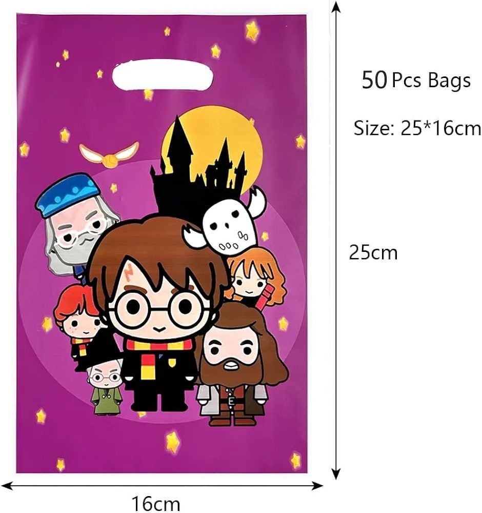 Woreczki torebki na prezenty urodziny Harry Potter 50szt B245