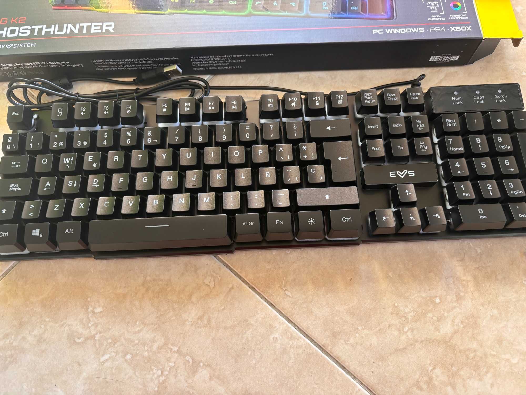 Teclado novo gamer