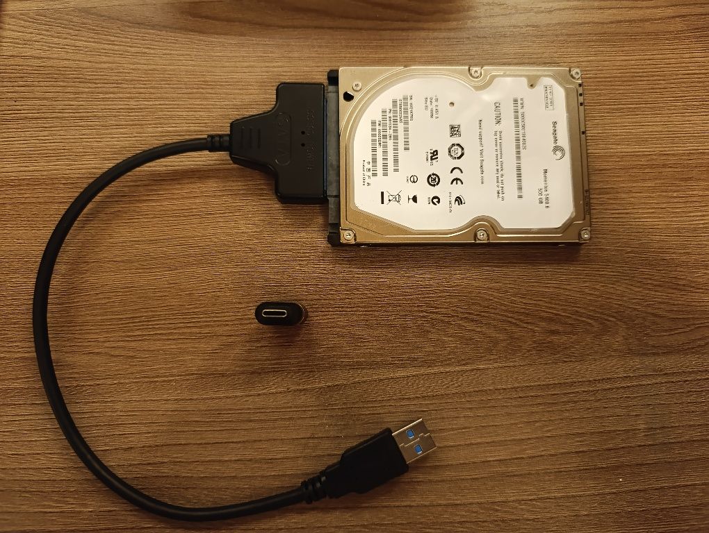 Кабель SATA — USB 3.0/2.0/Type-C До 6 Гбіт/с для 2,5