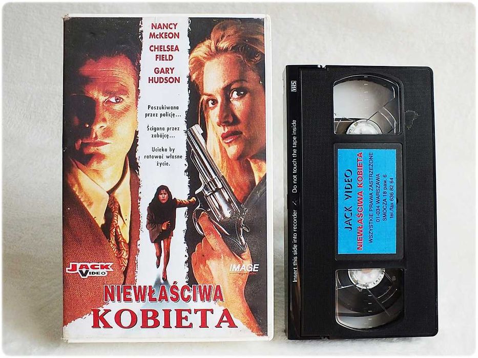Kaseta VHS '' Niewłaściwa Kobieta '' Film na Video ORYGINAŁ